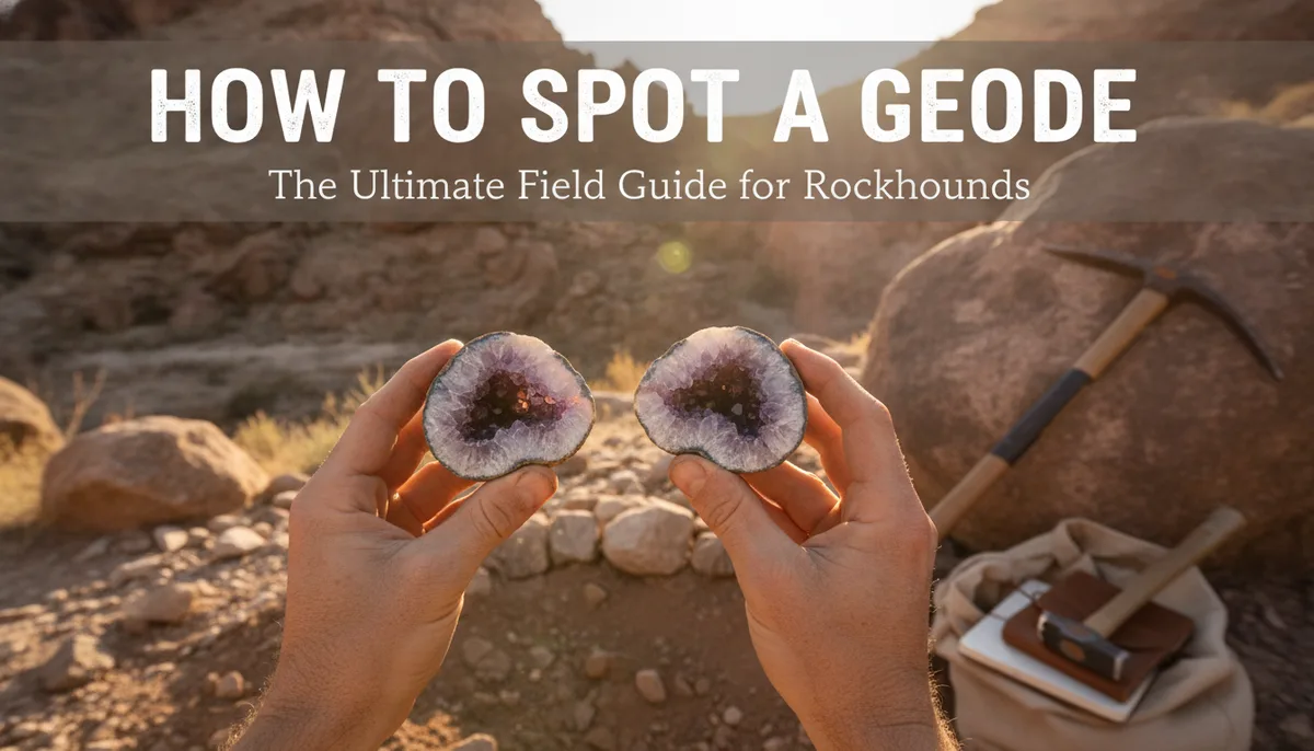 How to Spot a Geode: The Ultimate Field Guide for Rockhounds visual summary