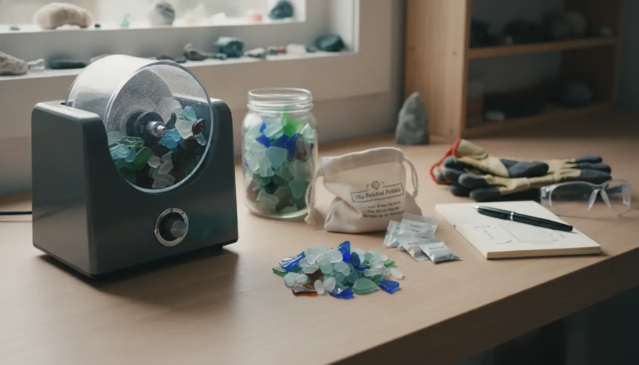 How to Tumble Glass: A Beginner’s Guide to Making Your Own Sea Glass visual summary