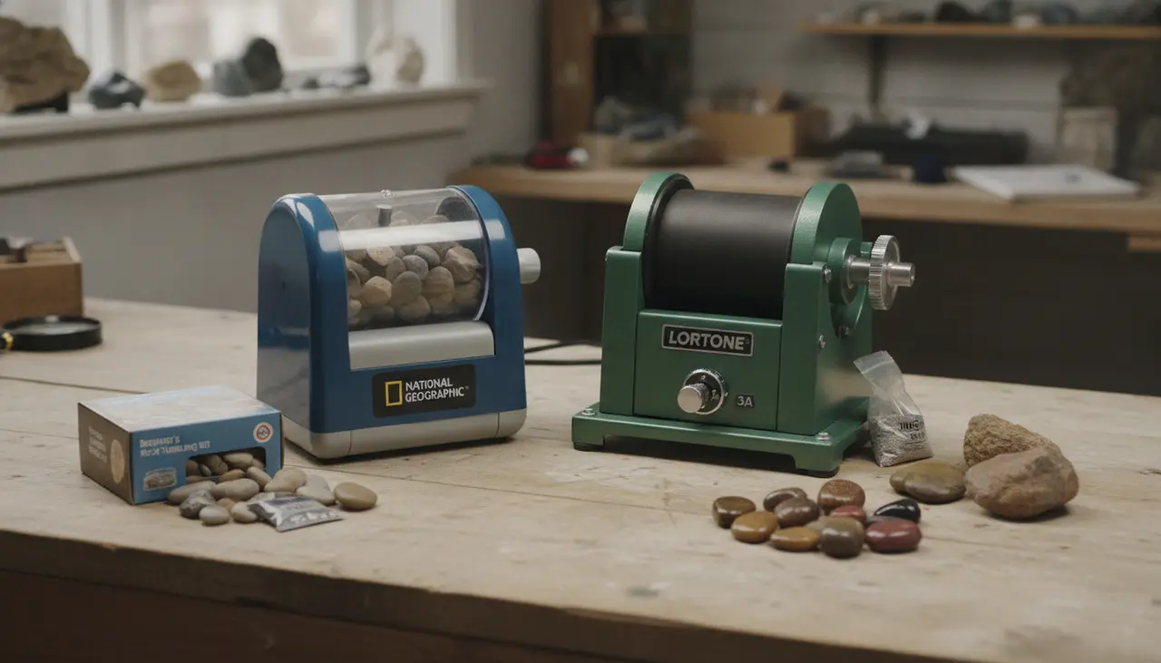 National Geographic vs Lortone: Which Rock Tumbler Wins for Beginners? visual summary
